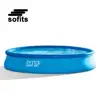 Intex 28176 Inflatable Easy Set Family Swimming Pool Assembled Above Ground Pool