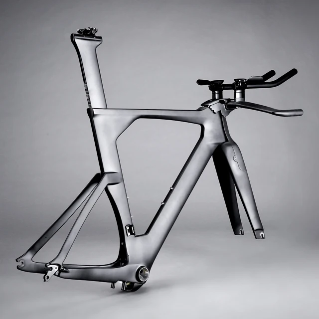 

Hongfu full carbon aero time trial or tt OEM bike frameset FM109 for sale, Ud matte/glossy