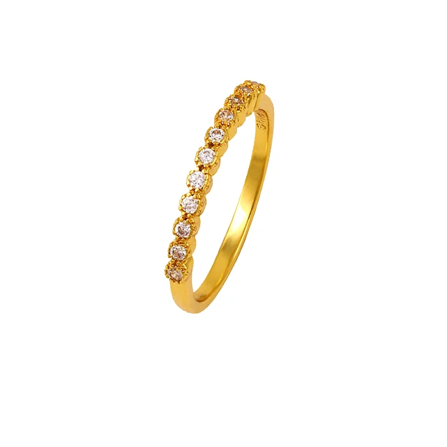 

xuping fashion jewelry Gold Plated zircon diamond ring for women