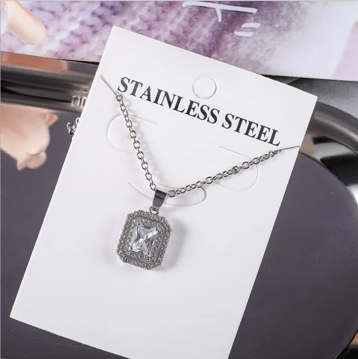 

Fashion necklace Simple and beautiful with diamonds luxury necklace