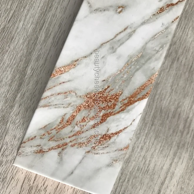 

Factory oem Private label marble eyelash box empty custom 3D mink eyelashes package case eyelashes magnetic box for lash, Black and rose gold