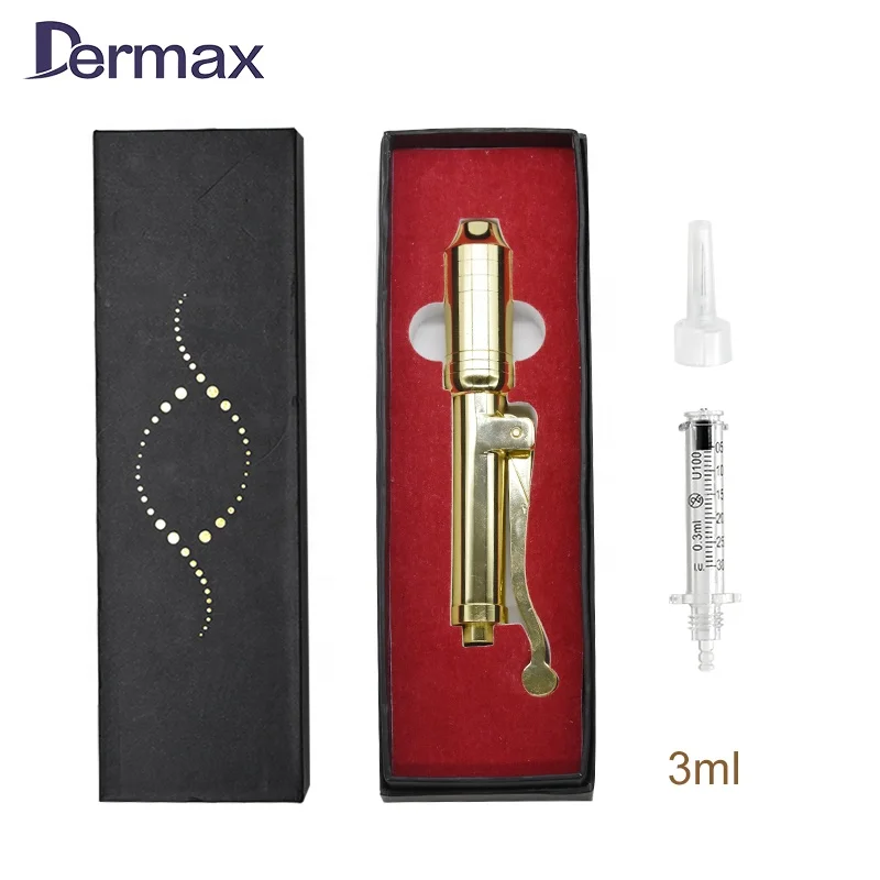

Gold Noninvasive Nebulizer Portable ha injector derma filler pen for hyaluronic acid