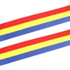 stock stripe yellow with red with light blue elastic band webbing for men underwear leggings