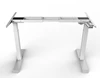 Modern office desk height adjustable manual handle cranked sit stand desk