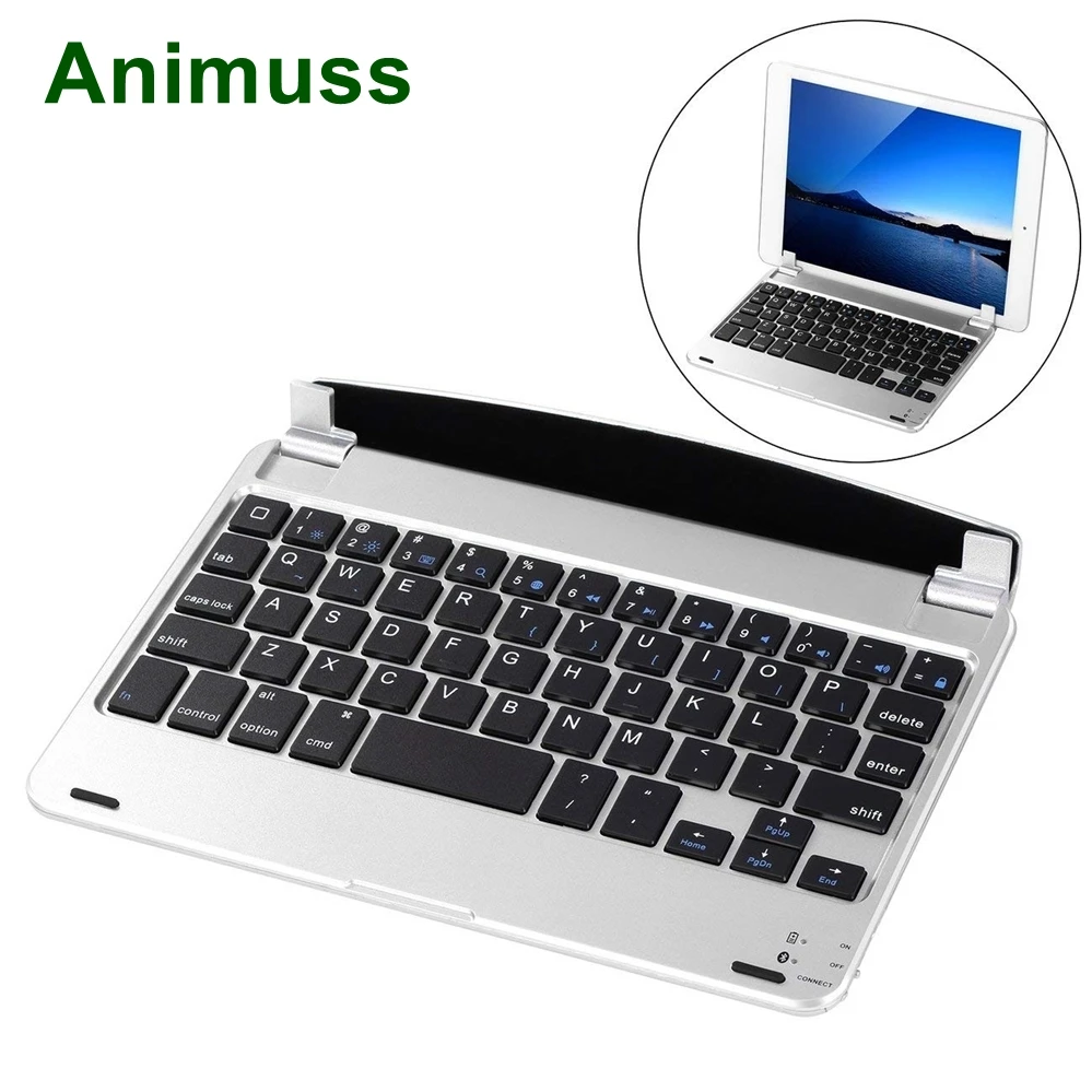 

Card Slot Aluminum Alloy Wireless Keyboard Stand for iPad Mini