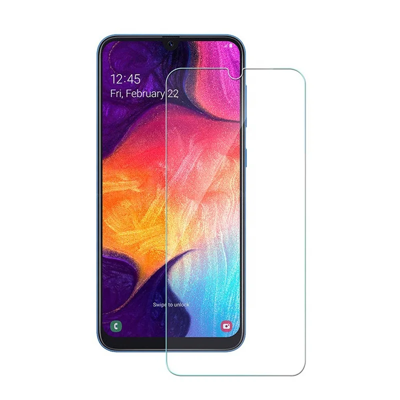 

HD Clear Screen Guard for 6.2'' Samsung Galaxy A10 Tempered Glass Screen Protector, Hd transparent