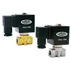 1/8" 1/4" brass 12v 24v dc miniature high pressure solenoid valve 100 bar