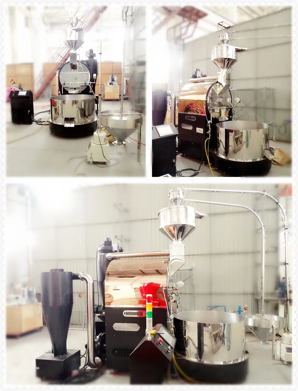 
HeNan Dongyi DY 120 kg automatic coffee roaster DY 120kg coffee roasting machine 120kg coffee bean roasting machine 