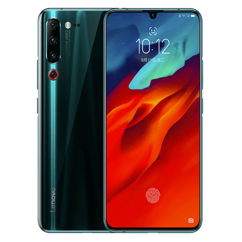 

New Lenovo Z6 Pro 8GB 128GB Snapdragon 855 Android P ZUI 11 4G LTE 6.39 Inch Screen FingerPrint 4 Cameras 4000 mAh Face ID