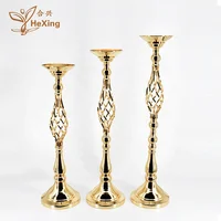 

67cm height Hot selling European Style fashion road lead metal flower stand party table centerpiece metal flower stand