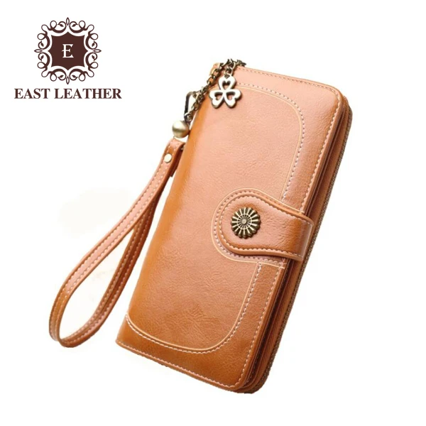 

Cheap Price fashion pu leather long lady phone wallet purses for women