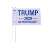 Top quality 100%wrap knitting trump hand flag with no more bullshit