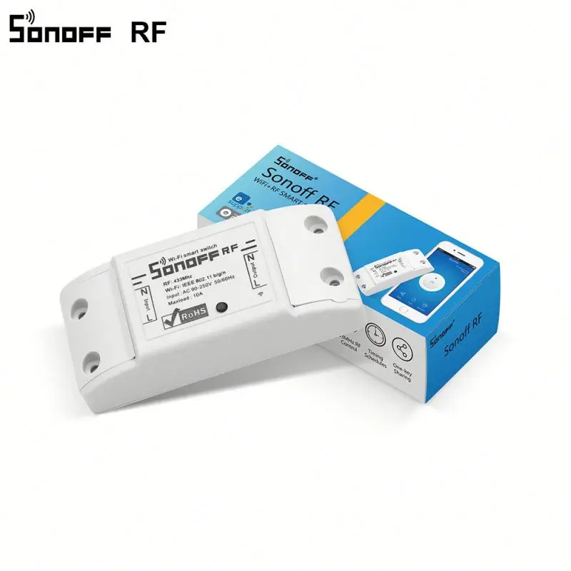 Sonoff Rf 433mhz Wifi Wireless Smart Switch Wifi Controlled