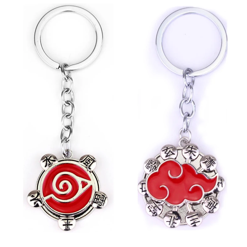 naruto akatsuki cloud decal konoha leaf village cartoon geek logo sticker keychain buy naruto keychain cartoon keychain logo keychain product on alibaba com alibaba com