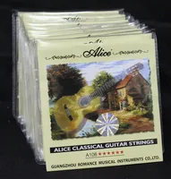 

Alice brand A106-H High Tension Clear Nylon Silver-Plated Copper Alloy Classical Guitar Strings