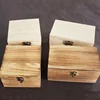 Rectangle or Square Shape Unfinished Wooden Storage Box with Lock