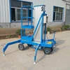 aluminum alloy single vertical mast type aerial work lift platform telescopic cylinder hydraulic stairs aluminum for lift 1 pers