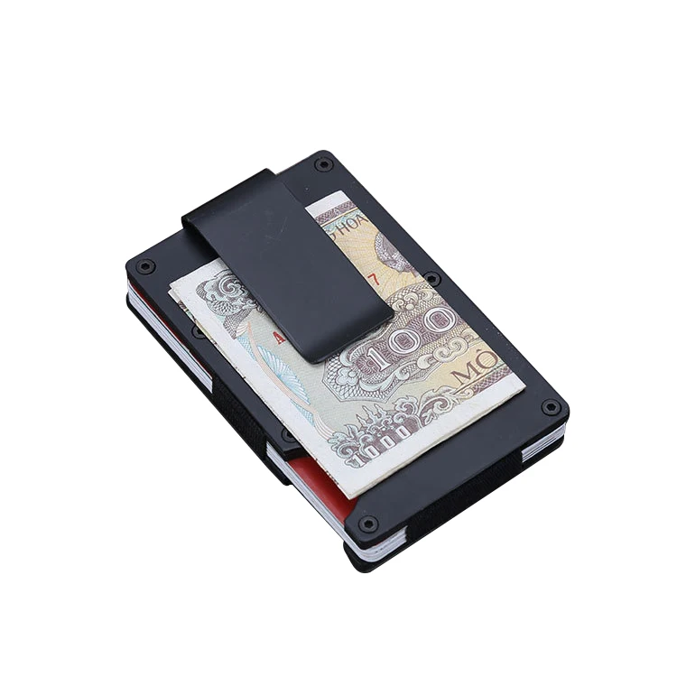 

RFID Blocking man wallet card holder money clip