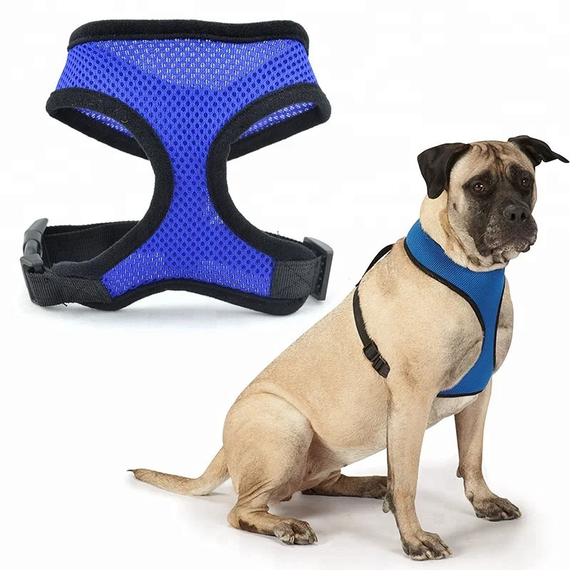 

Pet accessories No Pull Soft Mesh Dog Harness Pet For Puppies and Medium Size Dogs, Red,pink, black, green. buleor custom colour