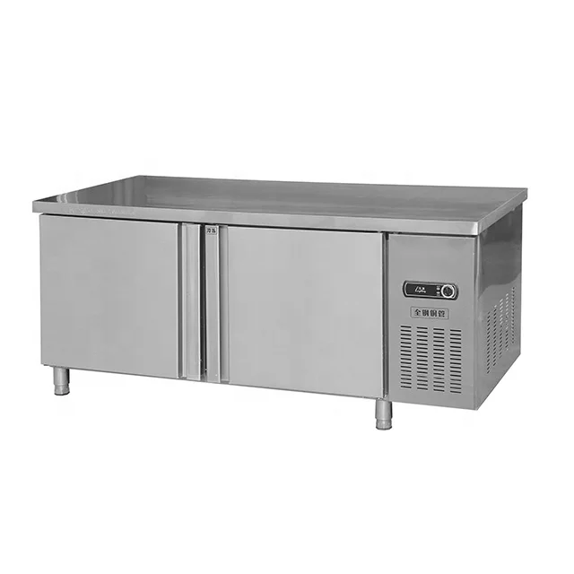 
Steel counter Commercial Kitchen Equipment Display Counter Fridge 