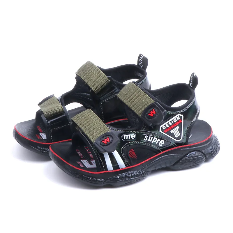 

Hot selling cool summer boy kids sandals 2019, Red/green