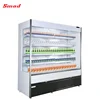 Hot Sale Supermarket Drink Display Glass Showcase Refrigerator