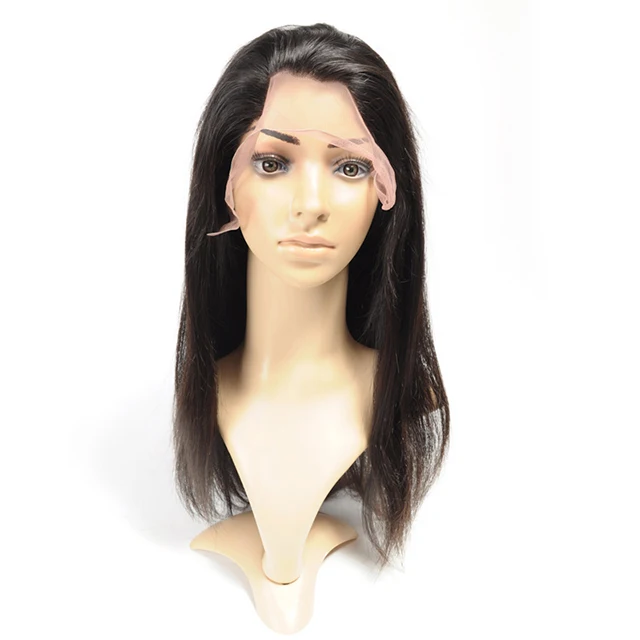 

brazilian straight natural human hair hd transparent lace front wig with baby hair,cuticle aligned hair wig, Natural.other color