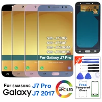 

Super Amoled For Samsung Galaxy J7 Pro J730 J730F Phone LCD Display Touch Screen Digitizer Assembly