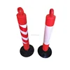 yellow 750mm flexible EVA spring warning post/Spring column post