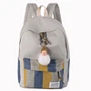 Checked Backpacks Women Cute Teenage Girls Rucksack Bagpack Female Schoolbag Canvas Cloth Backpack