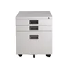 Office Under Desk Movable Small Stainless Steel File Drawer Cabinet