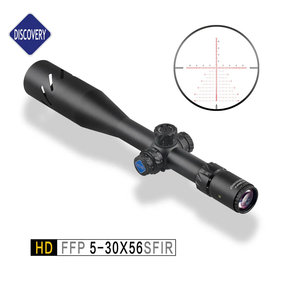 

Discovery Scopes HD 5-30X56SFIR First Focal Plane 34mm Tube Dia, Illuminated for Hunting