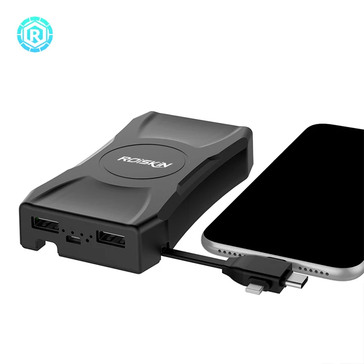 

Roiskin Free Shippings Items Hot Sale Wireless Charger With 8000mAh Power Bank