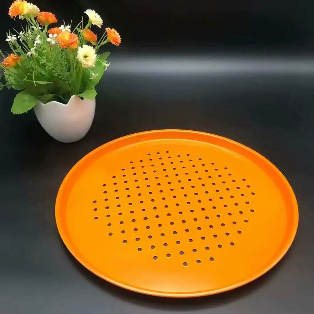 
factory supply hot sale baking tool non stick coating carbon steel perforated baking tray 
