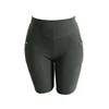 jinhua 2019 cheap wholesale fitness clothing women's compression short pants with pocket