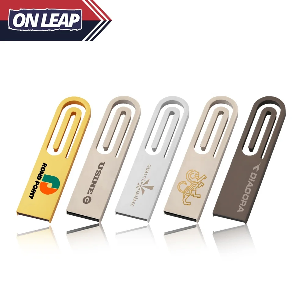 

1GB 2GB 4GB 8GB 16GB 32GB Branding Metal Clip USB Memory Stick with logo