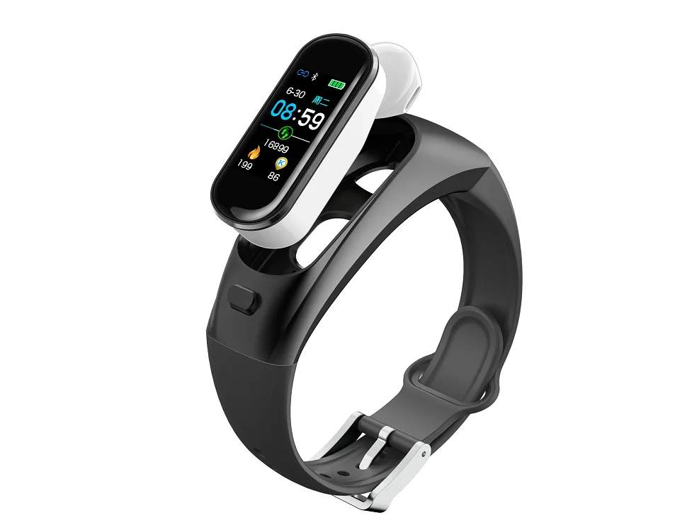

Newest H109 Smart Bracelet Headset Call Heart Rate Blood Pressure Oxygen Monitoring Sports Calorie smartwatch