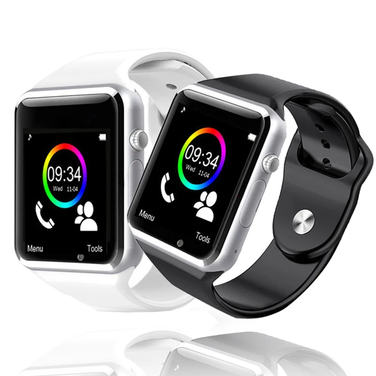 

smart watch a1 firmware with app Sport Pedometer Smartwatch For Android Smartphone a1smart watch, Black;white;sliver