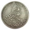 Inventory Wholesale Silver Plated Reproduction Euro Austria 1 Thaler - Karl VI Hall 1721 Antique Souvenir Custom Metal Coins