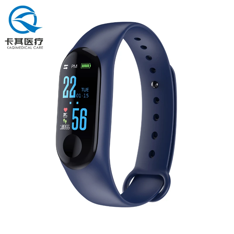 

High Quality Fitness tracker mi band 3 smart bracelet M3 Wristband, Black