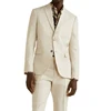 Linen Flap Pocket Spring Slim Man Blazer Simple