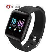 

SYYTECH New 116 plus smart watch Bluetooth heart rate blood pressure monitoring sports Pedometer smart Bracelet Wristband