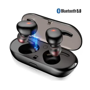 TWS Wireless headphones V5.0 Bluetooths Earphone For Mobile Stereo Earbud Sport  With Mic Portable Charging Box
