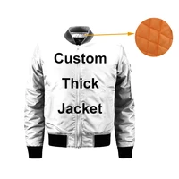 

Dropshipping Custom Wholesale 100% Polyester Bomber Baseball Jacket Hip Hop Slim Fit Pilot Winter Men Jacket Plus Size