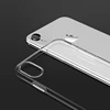 Anti Yellowing Custom LOGO Crystal TPU Case for iPhone 6 7 8 X XS, OEM Soft Clear Phone Case for iPhone XR