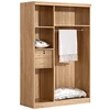 Fashion Best Selling Products Cheap Price New Design Home Bedroom Furniture Set Closet Organizers Vintage Teak Wood Wardrobe