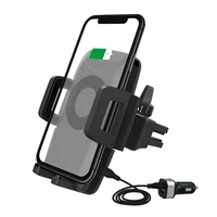 

Universal 10W Qi Fast Mobile phone Holder Wireless Charging Charger Car Mount Charger
