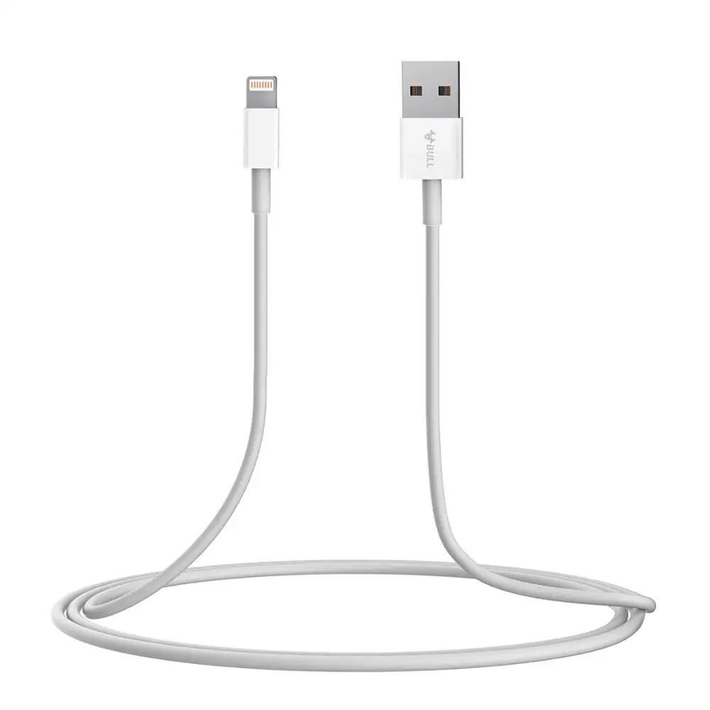 

New MFi Certified Original USB Cabel Lightning Charge 8 Pin Cable For Apple iPhone, White/ oem color