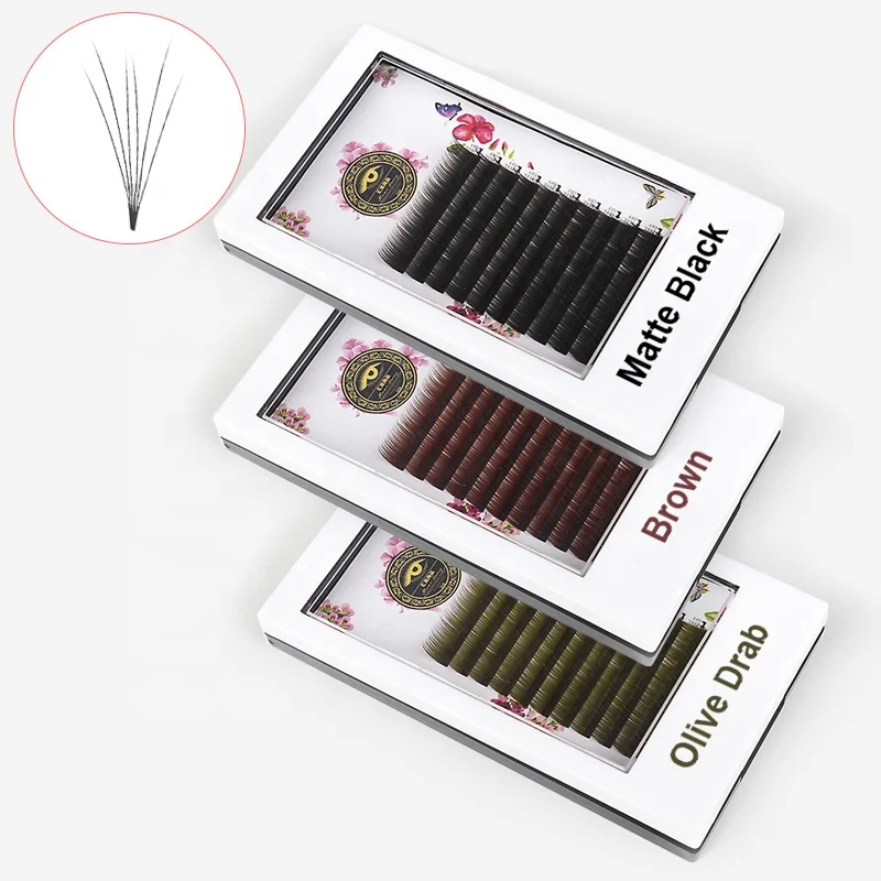 
professional eyelash factory wholesale cheap silk lash private label camellia lash eyelash extension 