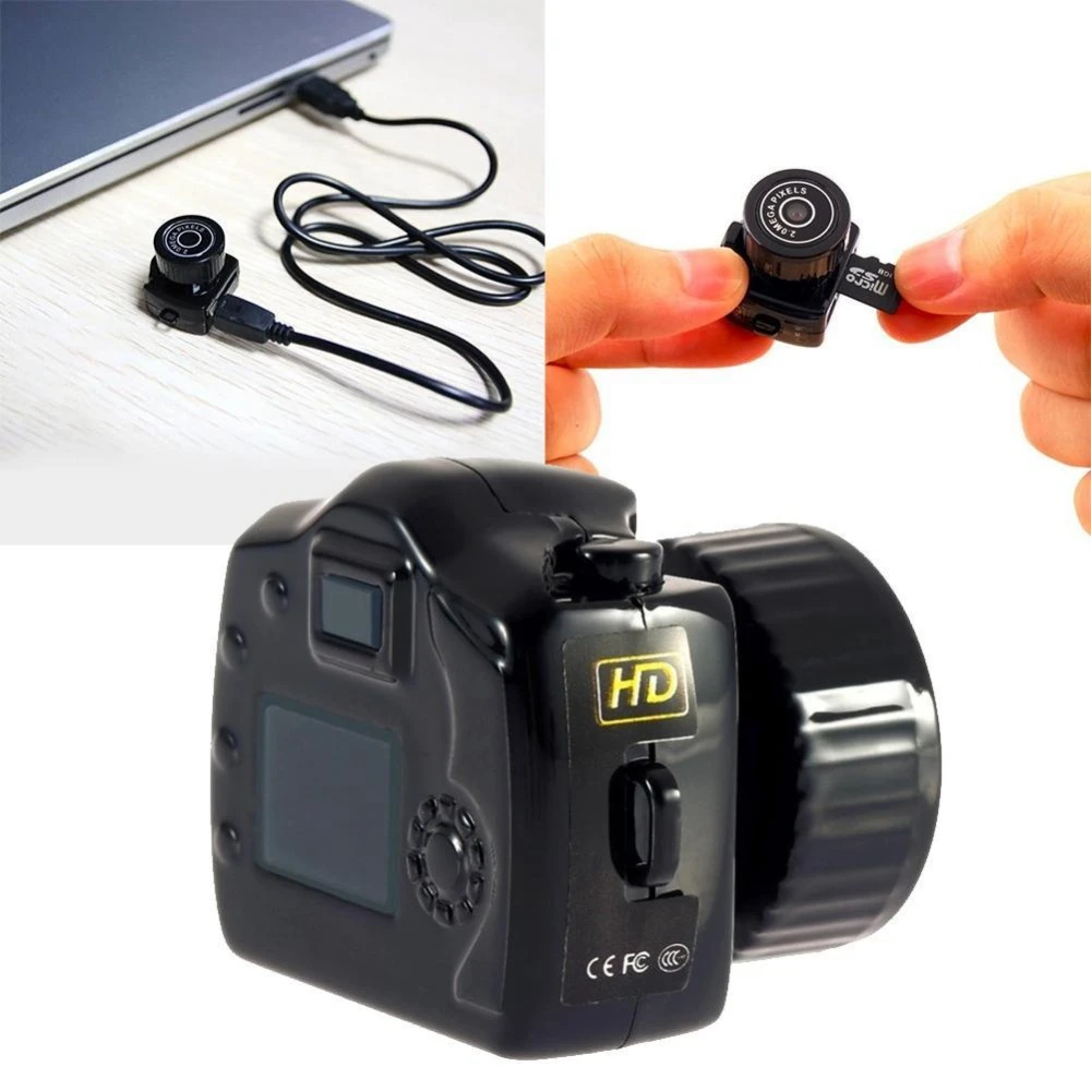 

Y2000 Mini Camera Camcorder HD 1080P Micro DVR Camcorder Portable Webcam Video Voice Recorder Camera